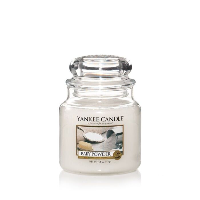 Yankee Candle Baby Powder Medium Jar-1